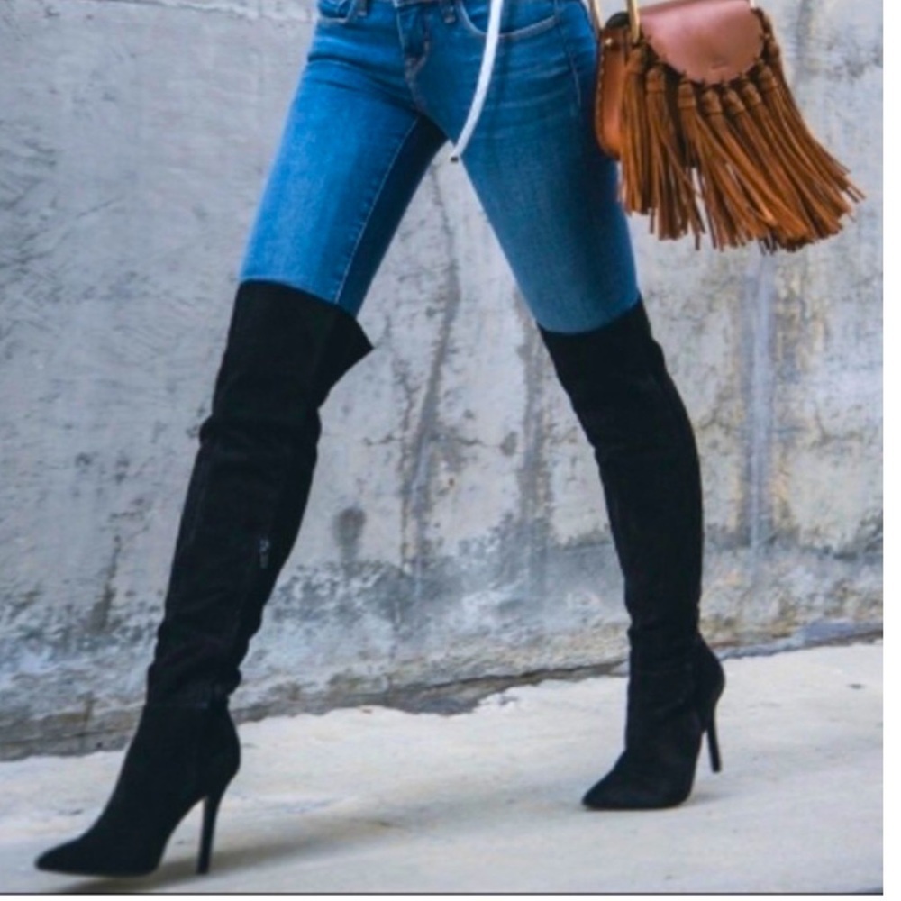 Aldo Asteille over-the-knee black stiletto size 6.5​​​